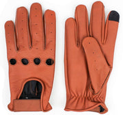 Gladiator driver leren autohandschoenen bruin | maat XL
