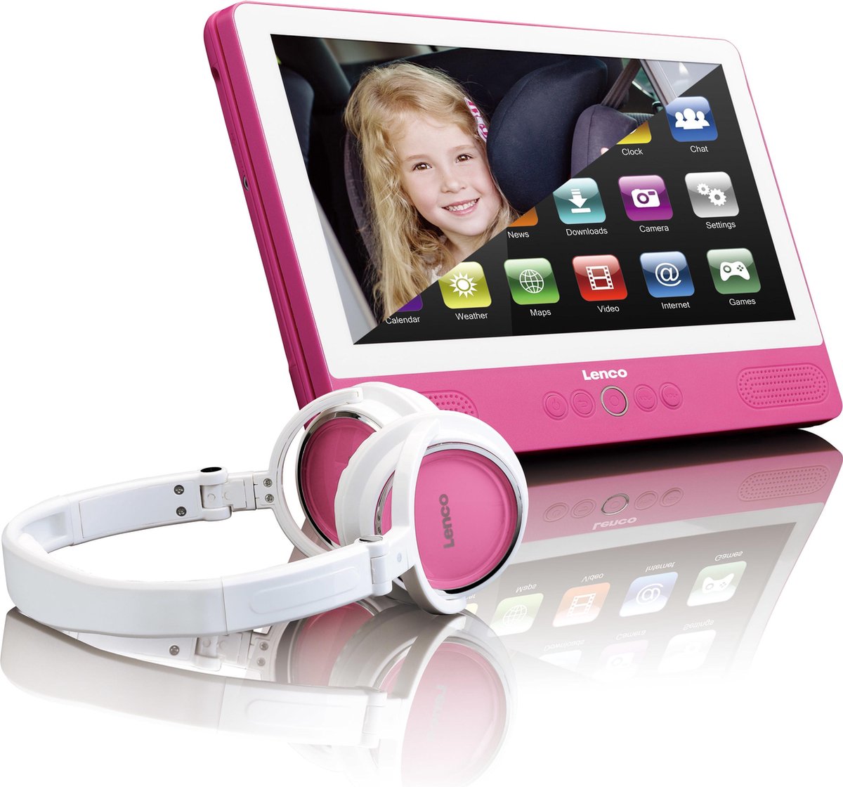 Lenco TDV-901 - Portable DVD-speler met touchscreen