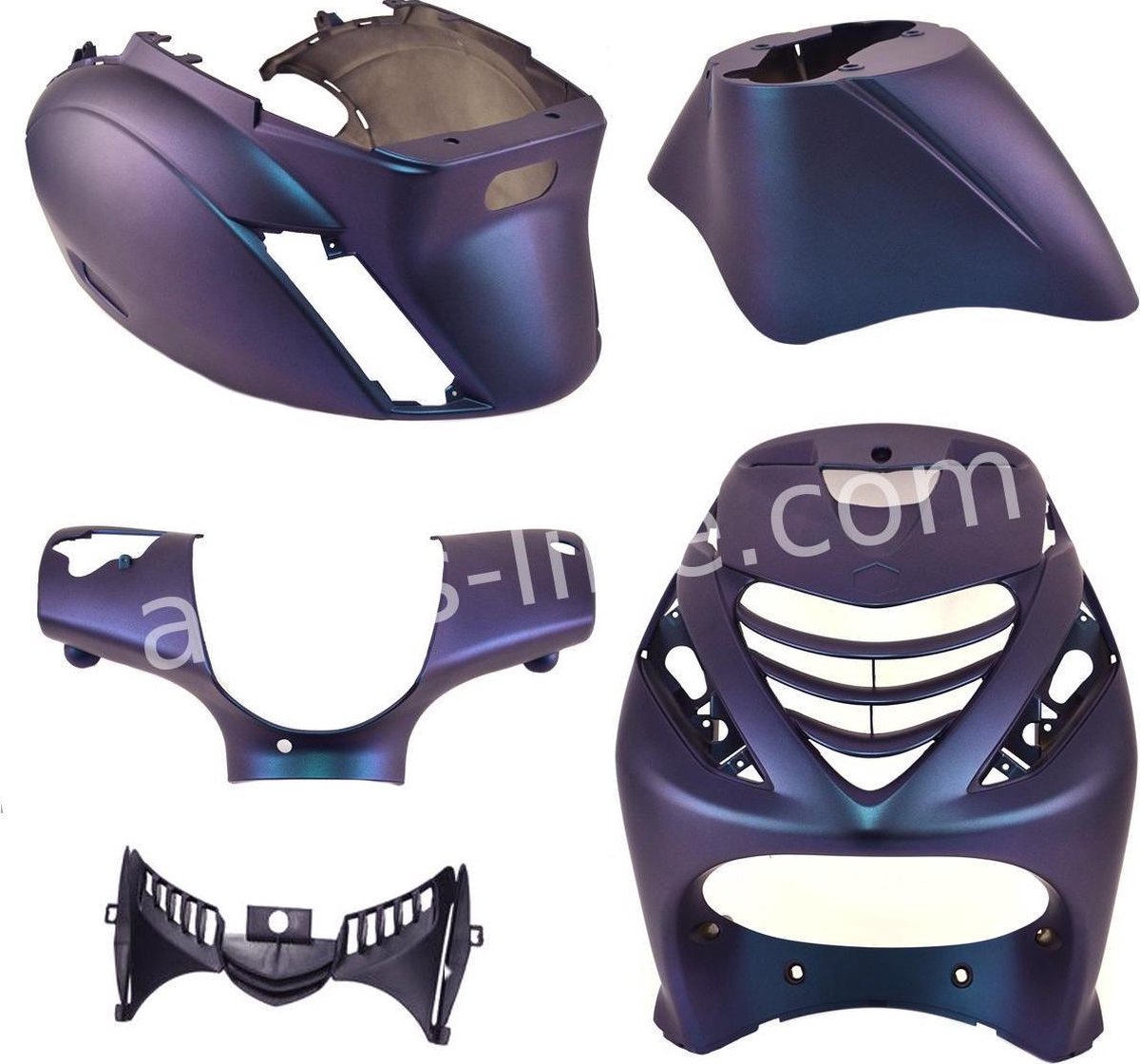 PLAATSET ZIP SP PASSEND OP PIAGGIO ZIP 5 DELIG MAT CAMELEON