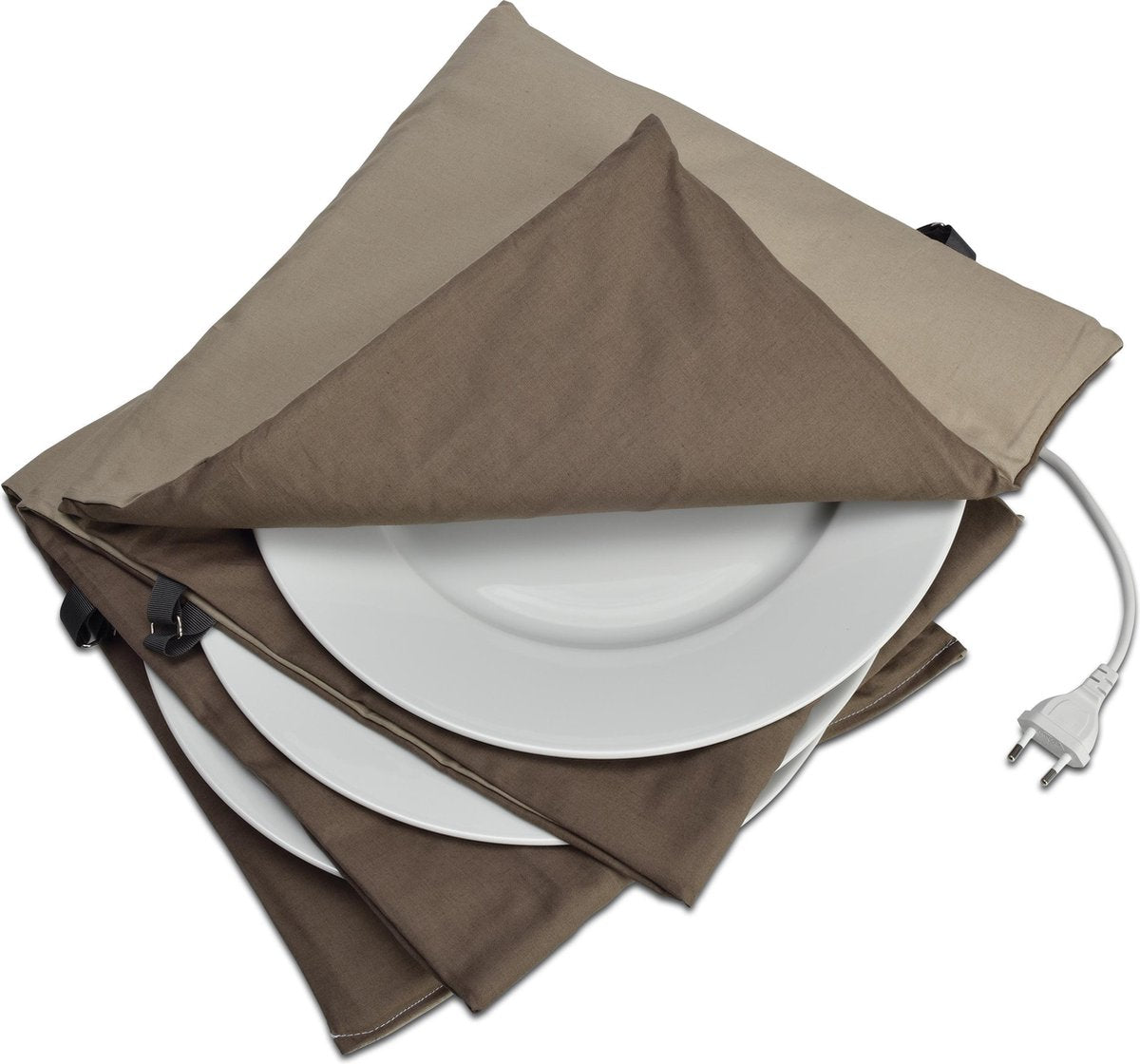 Solis Maxi Gourmet Bordenwarmer 865  Ø 32cm - Taupe/Antraciet