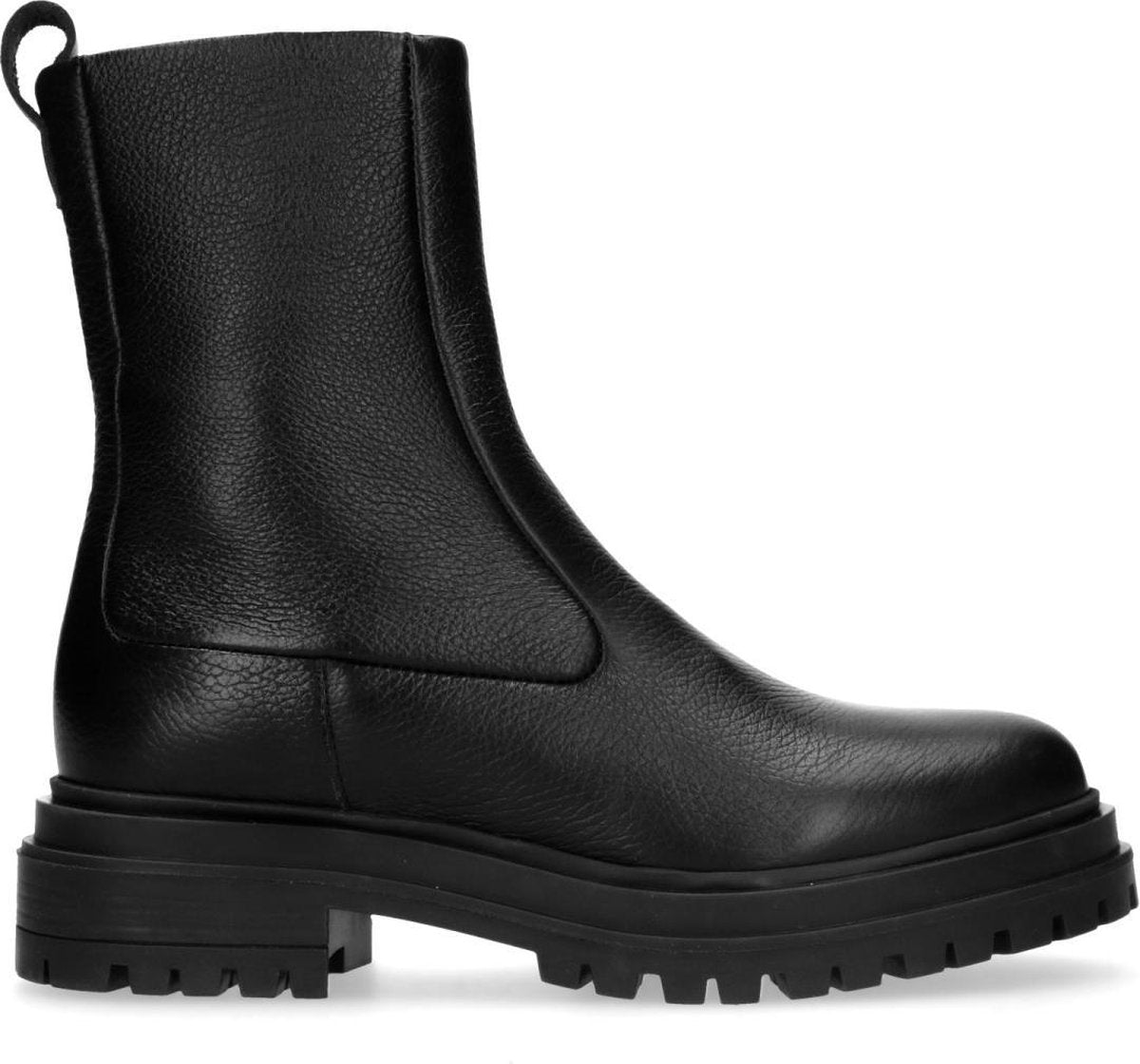 Sacha - Dames -  x Isha zwarte leren chelsea boots - Maat 38