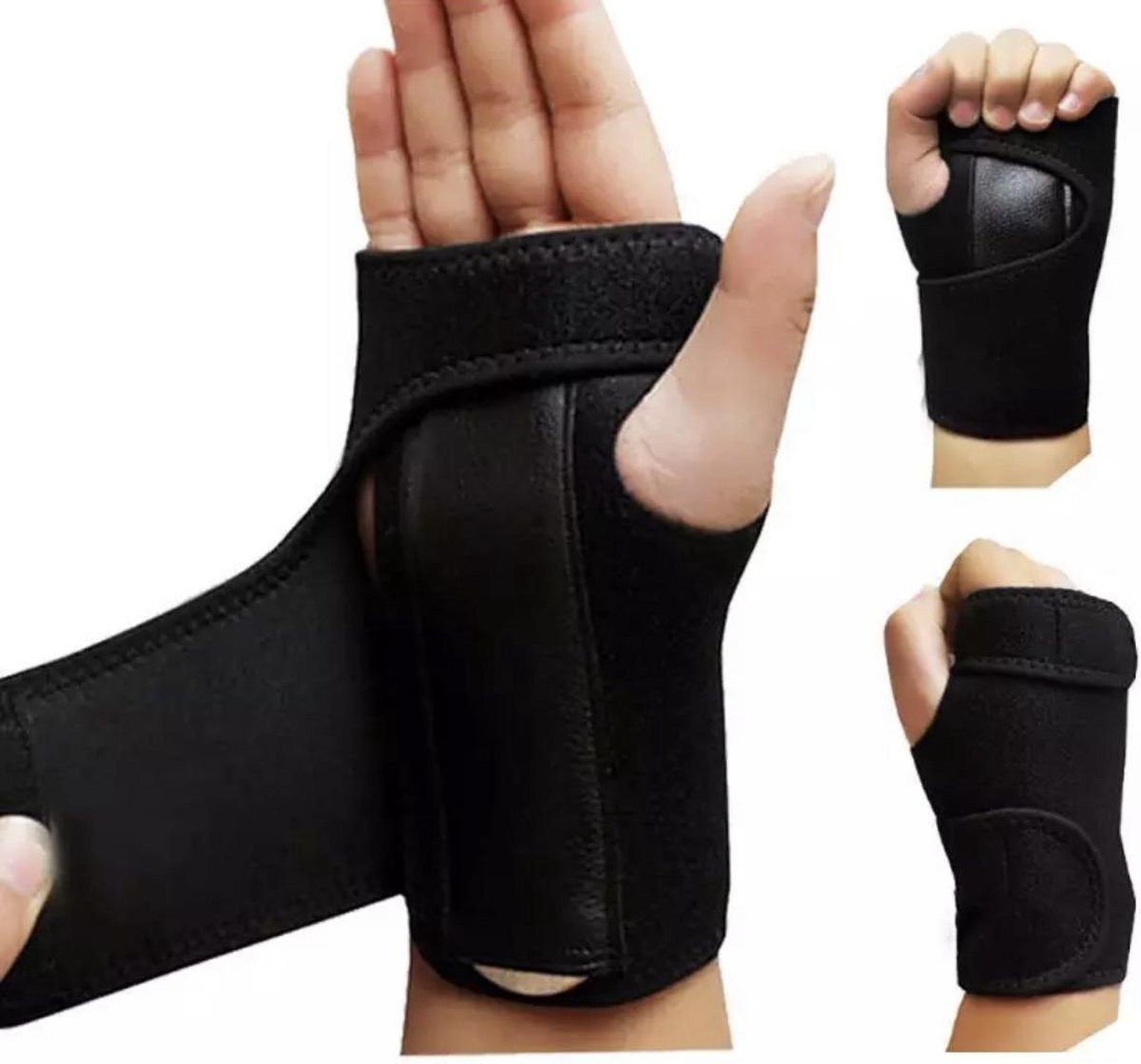 Pols brace links / polsspalk - Verstuikingen Artritis polsband / pols bandage / Orthopedische Hand Brace Polssteun Spalk Carpaal Tunnel Syndroom RSI