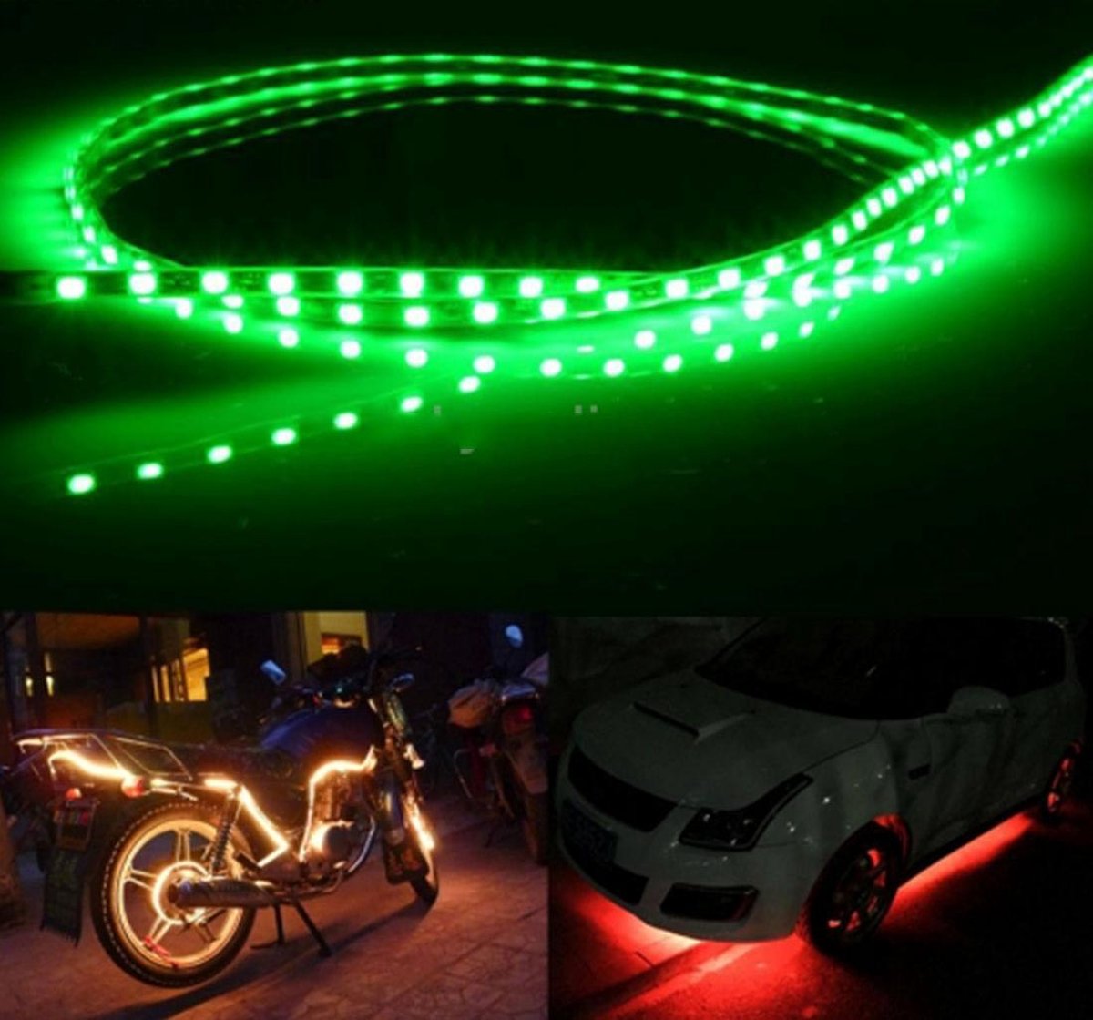 5 STKS 45 LED 3528 SMD Waterdichte flexibele autostrooklamp voor autodecoratie