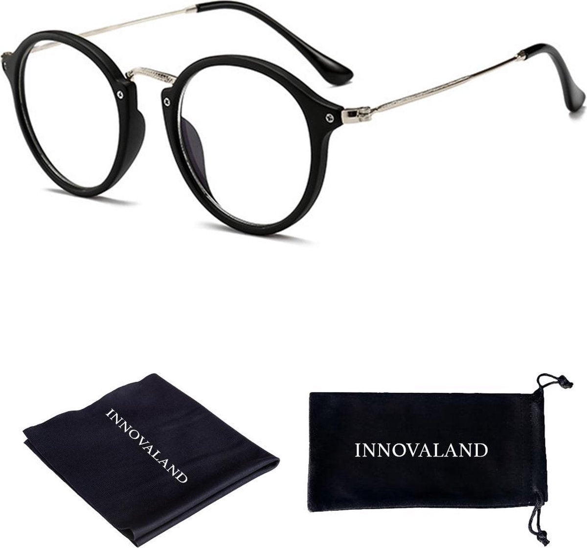 Innovaland Computerbril Premium - Blauw Licht bril - Beeldschermbril - Blue Light Glasses - Blauw Licht Bril Zonder Sterkte - Blauw Licht Bril Filter Brillen - Blue Light Filter Bril - Blauw Licht Filter Bril - Gaming Bril - Game bril