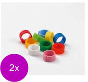 Fauna Click-Ringen Duiven 50 St/Ds Assorti - Duivenbroedartikelen - 2 x 8 mm Assorti