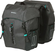 Basil Discovery Dubbele fietstas - Zwart - 18 Liter