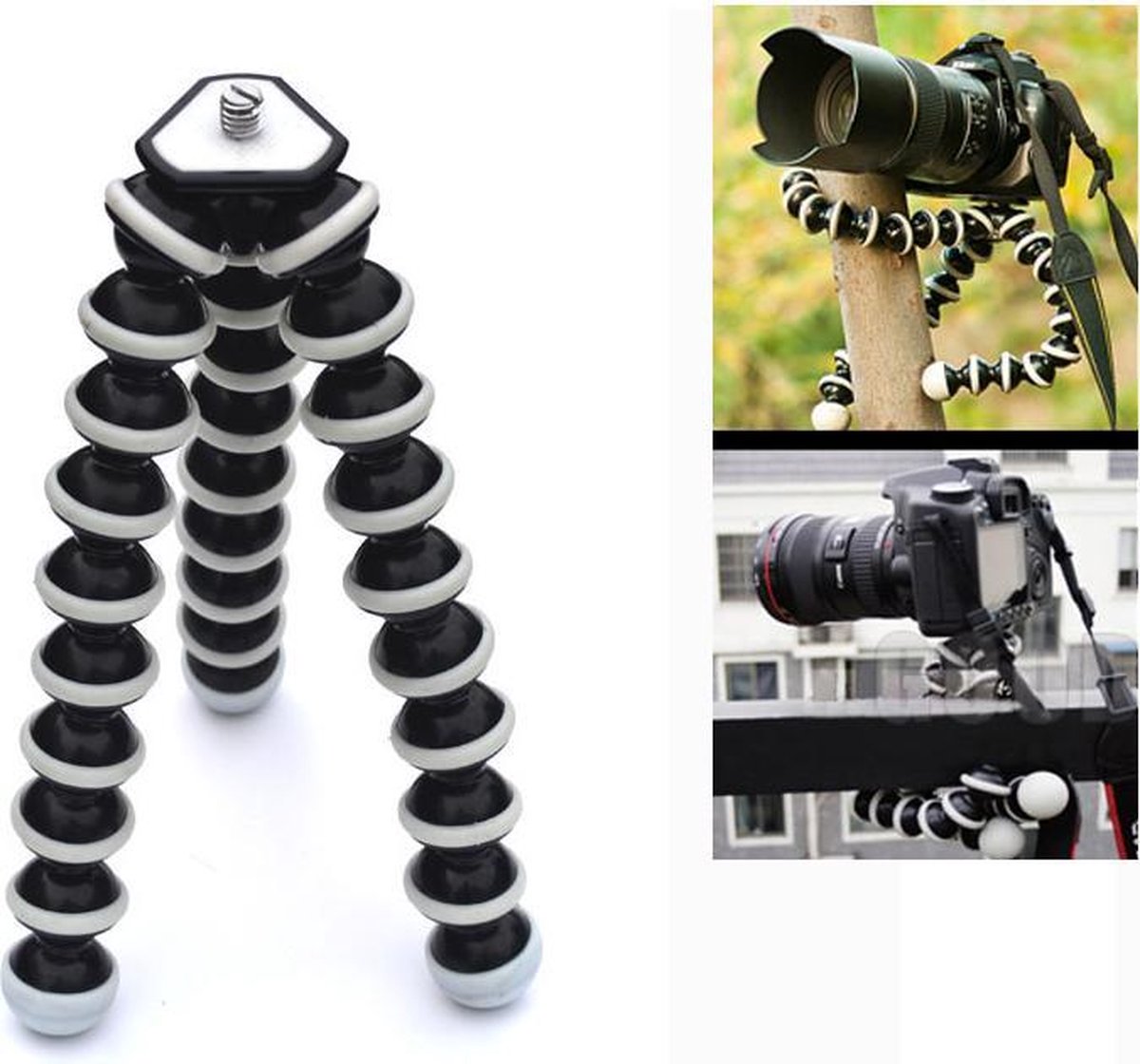 Octopus Flexibele Statiefbevestiging voor GoPro - Mini Flexibel Statief