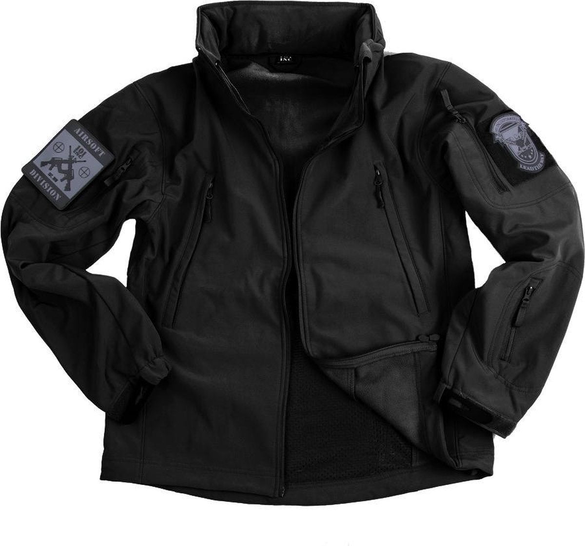 101inc Softshell Jacket Tactical zwart