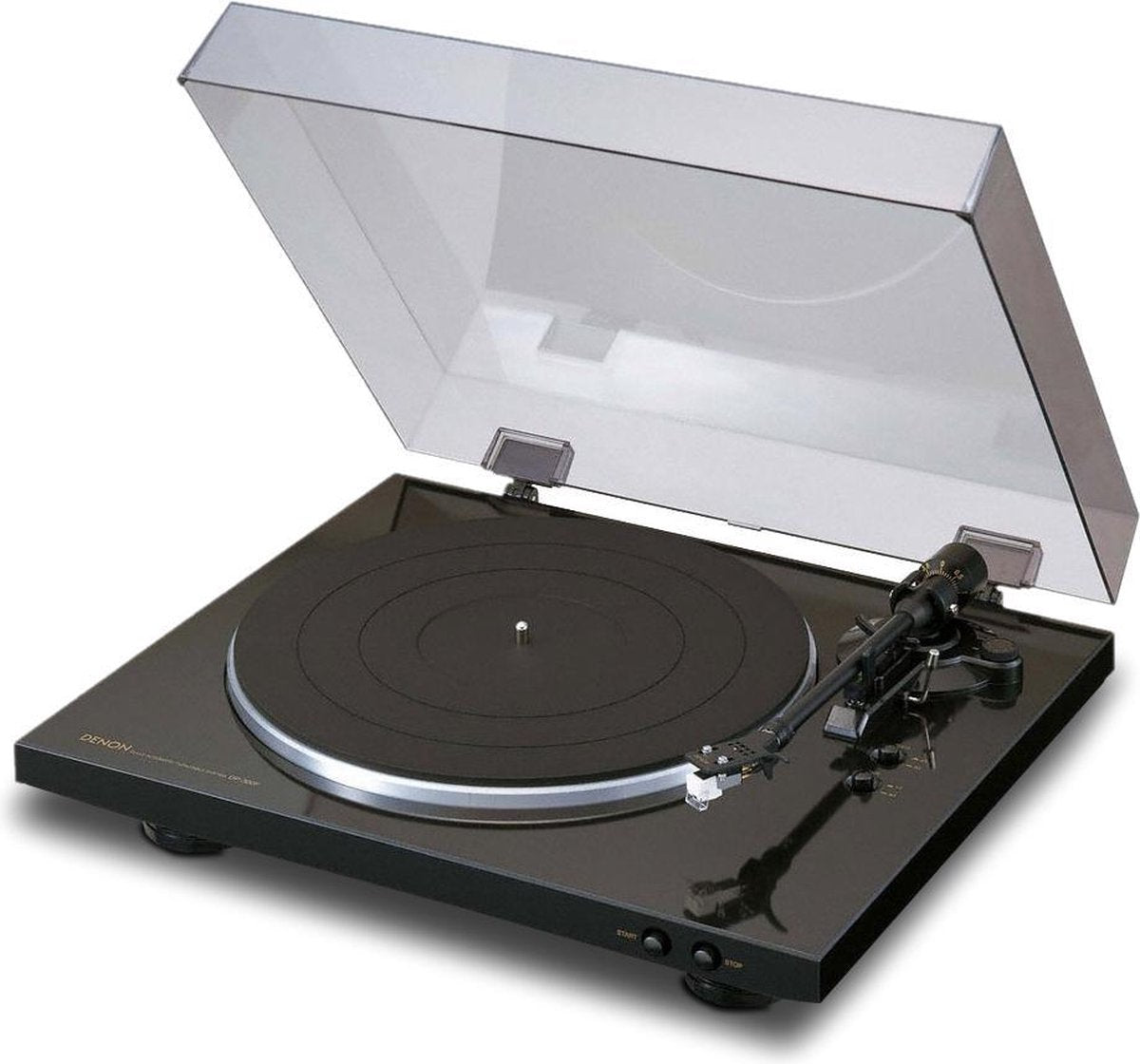 Denon DP-300F Platenspeler - Volledig Automatisch - Analoog - Zwart