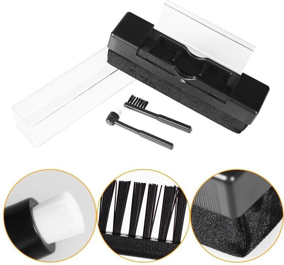 Professionele Vinyl Cleaning Kit - Platenborstel - Vinyl Borstel - LP Reinigingsset - LP Reiniger