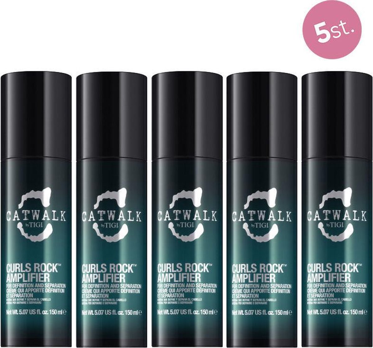 5X TIGI Catwalk Curls Rock Amplifier 150ml