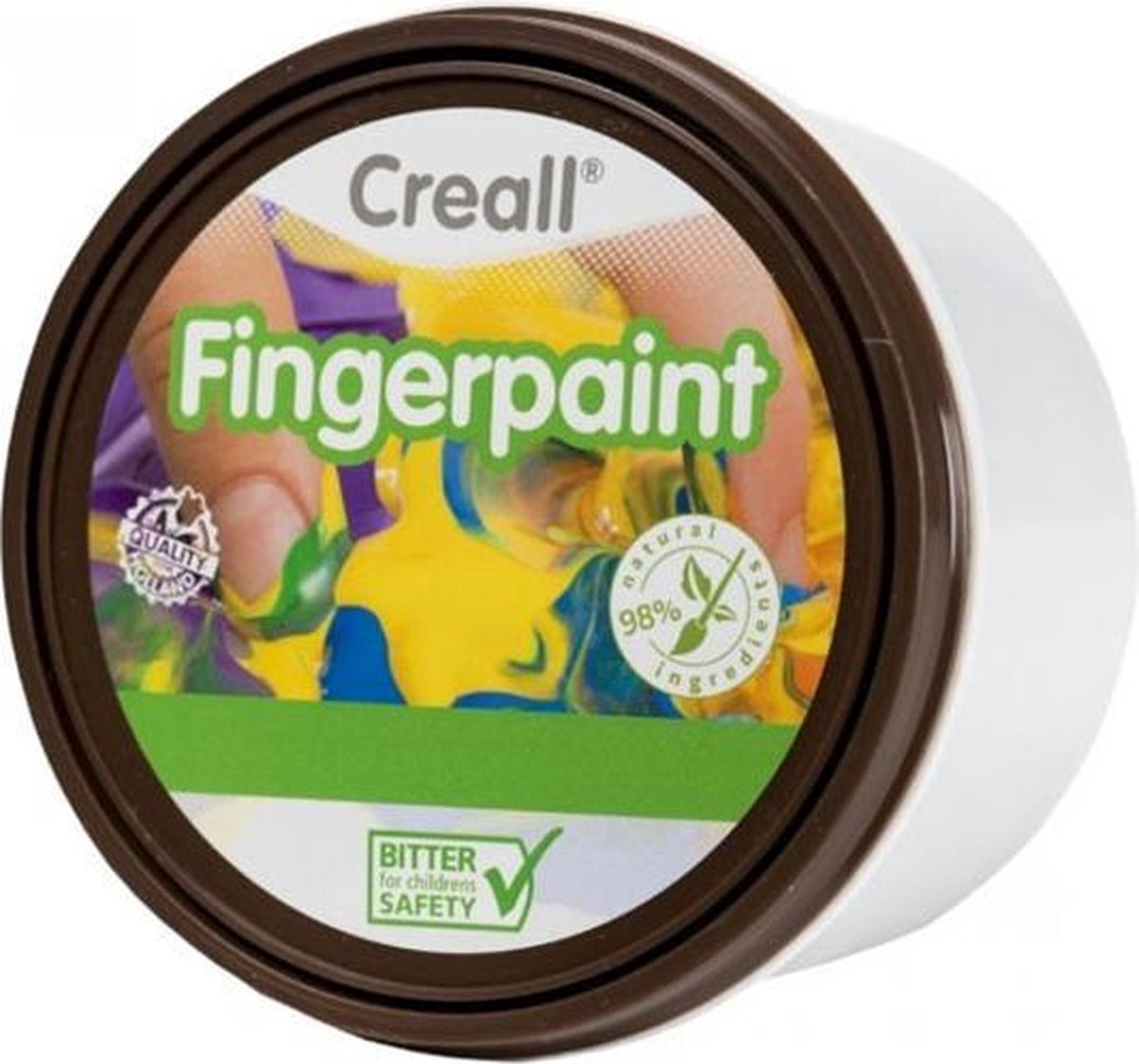 VINGERVERF POT BRUIN 340GR HAV
