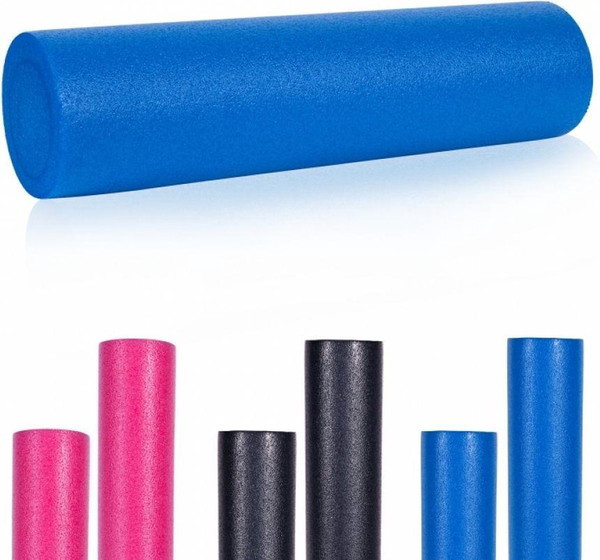 Gorilla Sports Pilates Rol - 60 x 15 cm - Zwart