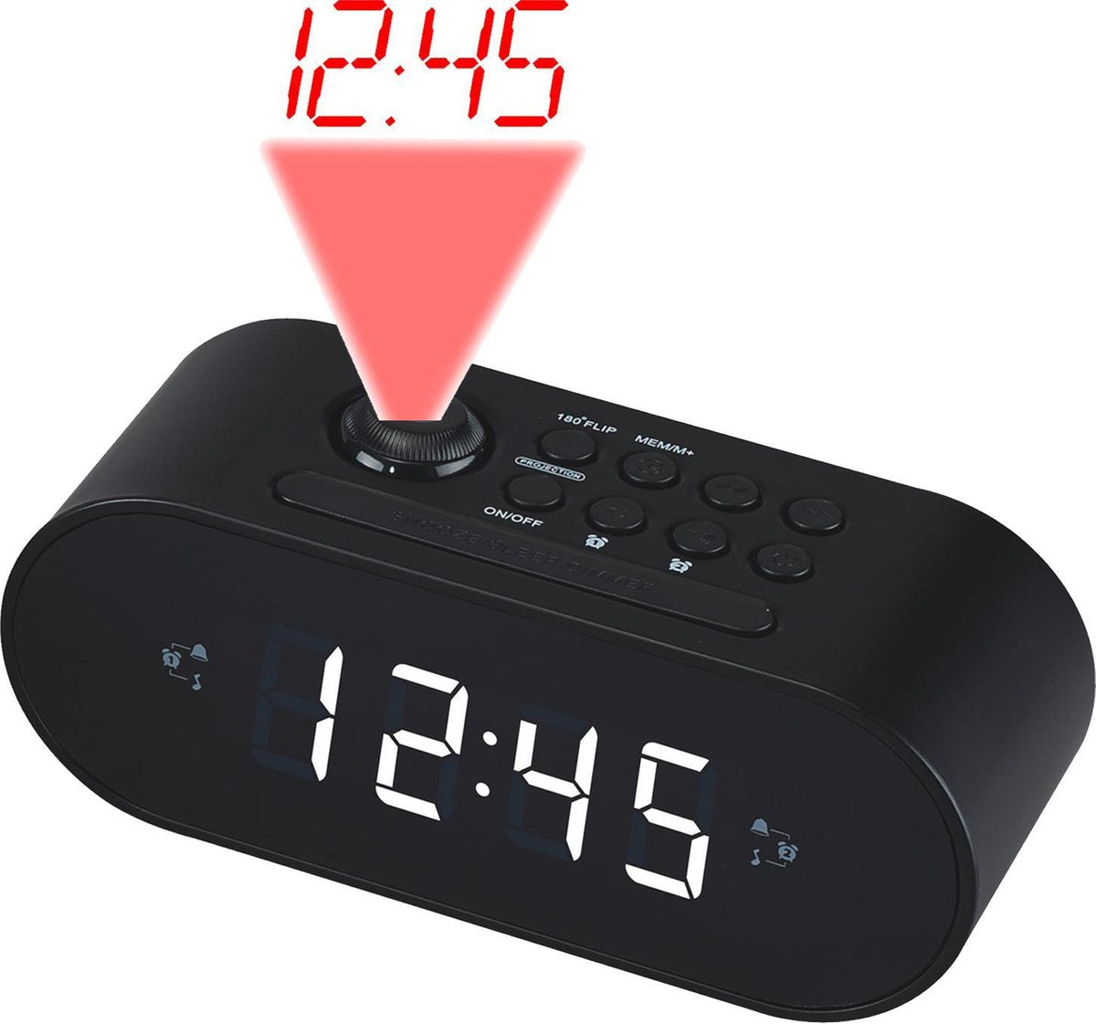 Denver CRP-717 - Wekkerradio met projectie - Zwart