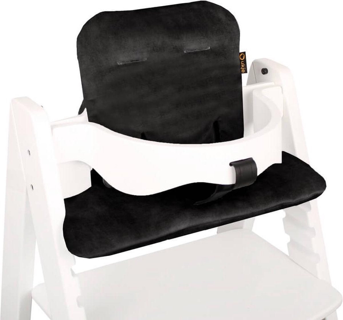 Ukje Kidsmill Up Chair - Kussenset - Velvet zwart