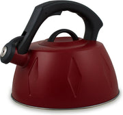 Bama Fluitketel Diamond Rood 3L - Ø 22 cm