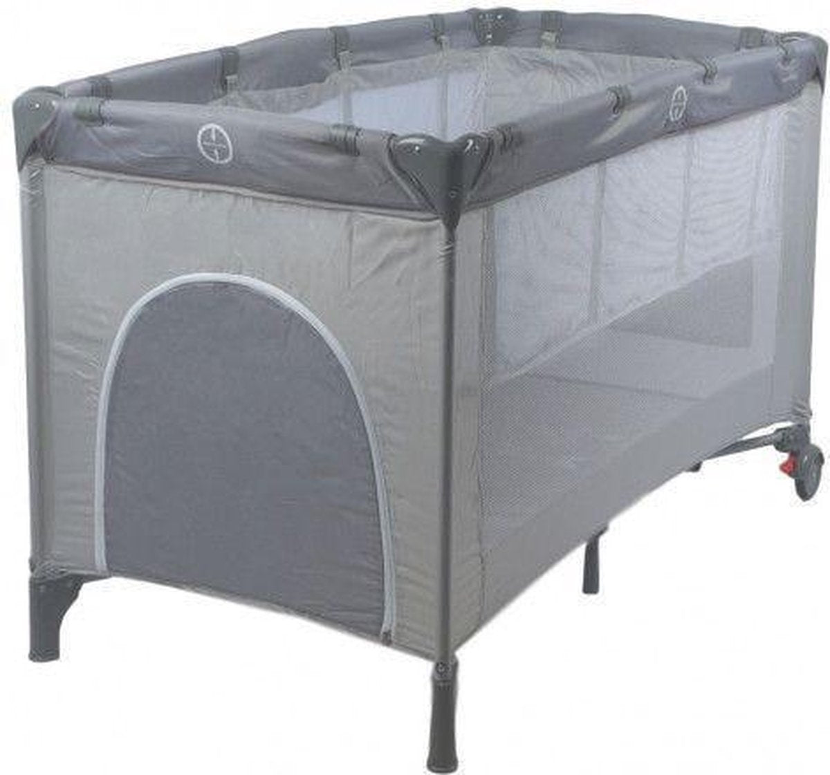 Ding Deluxe Grey Campingbedje incl. Bodemverhoger