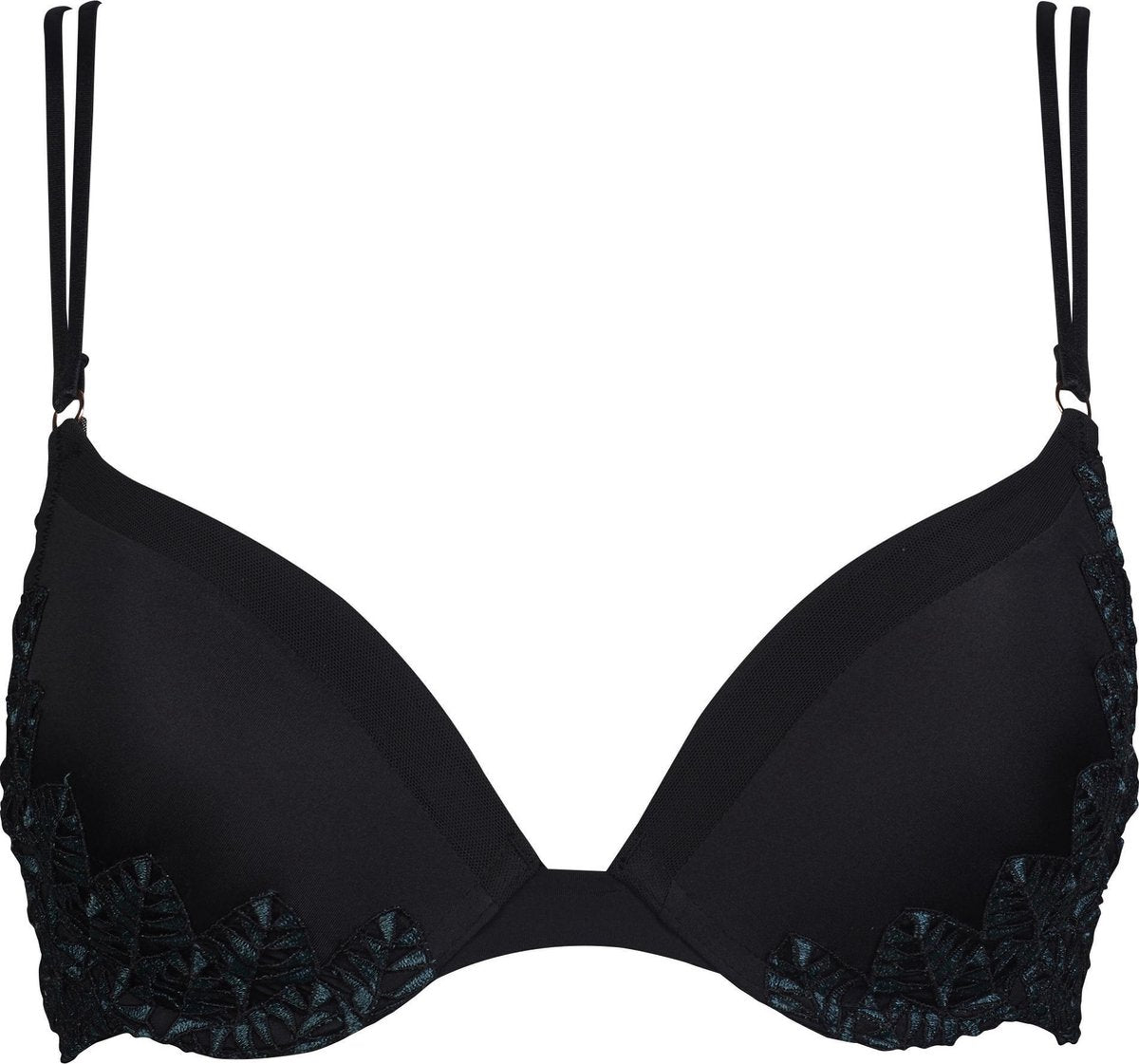 After Eden Aphra Push-up BH - Tweekleurig Zwart - Maat B70