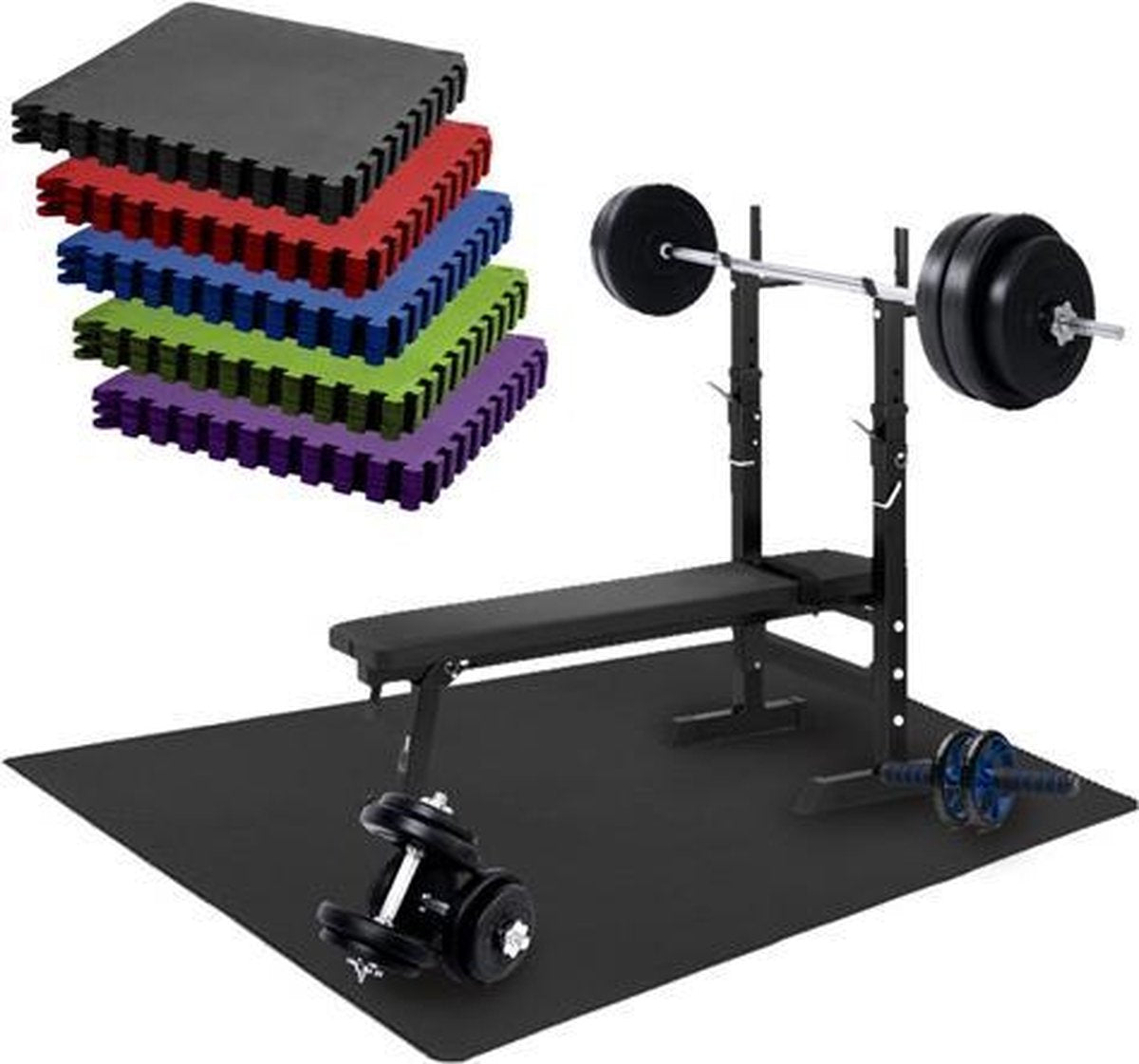 Bescherm mat voor fitness - Fintessmat - 150cmx100cm