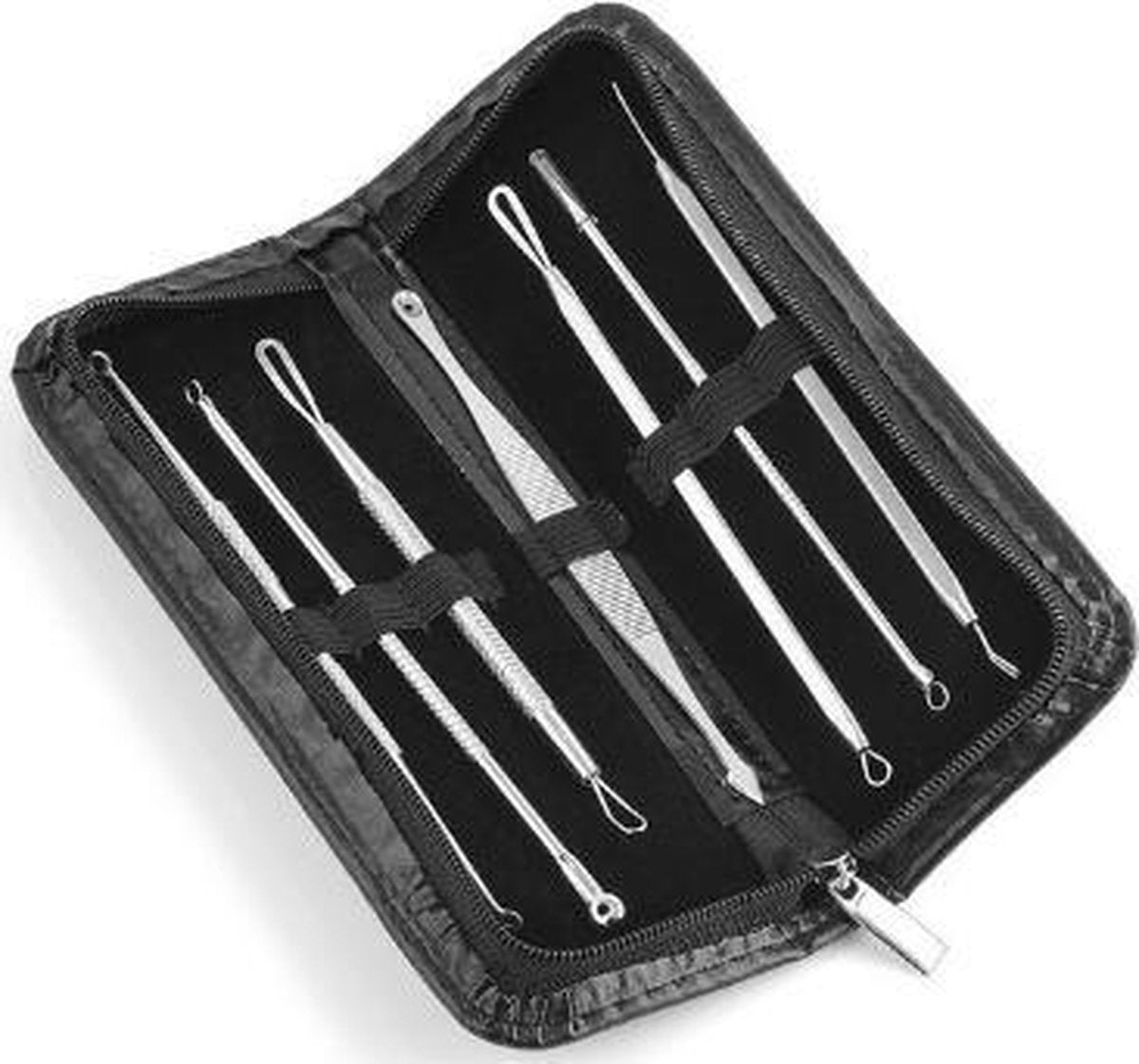 Mee-eters & Acne Verwijderen Set - RVS Blackhead Killer Comedonenlepel / Comedonendrukker / Meeeter Lepel | 7-delig