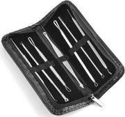 Mee-eters & Acne Verwijderen Set - RVS Blackhead Killer Comedonenlepel / Comedonendrukker / Meeeter Lepel | 7-delig