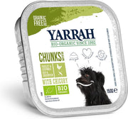Yarrah Dog Alu Brokjes In Saus - Graanvrij - Kip & Groente - Hondenvoer - 12 x 150 g