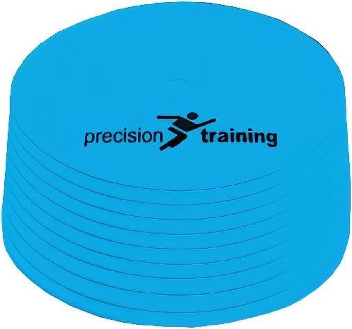 Precision Veldmarkering Rond 21 Cm Rubber Blauw 10 Stuks