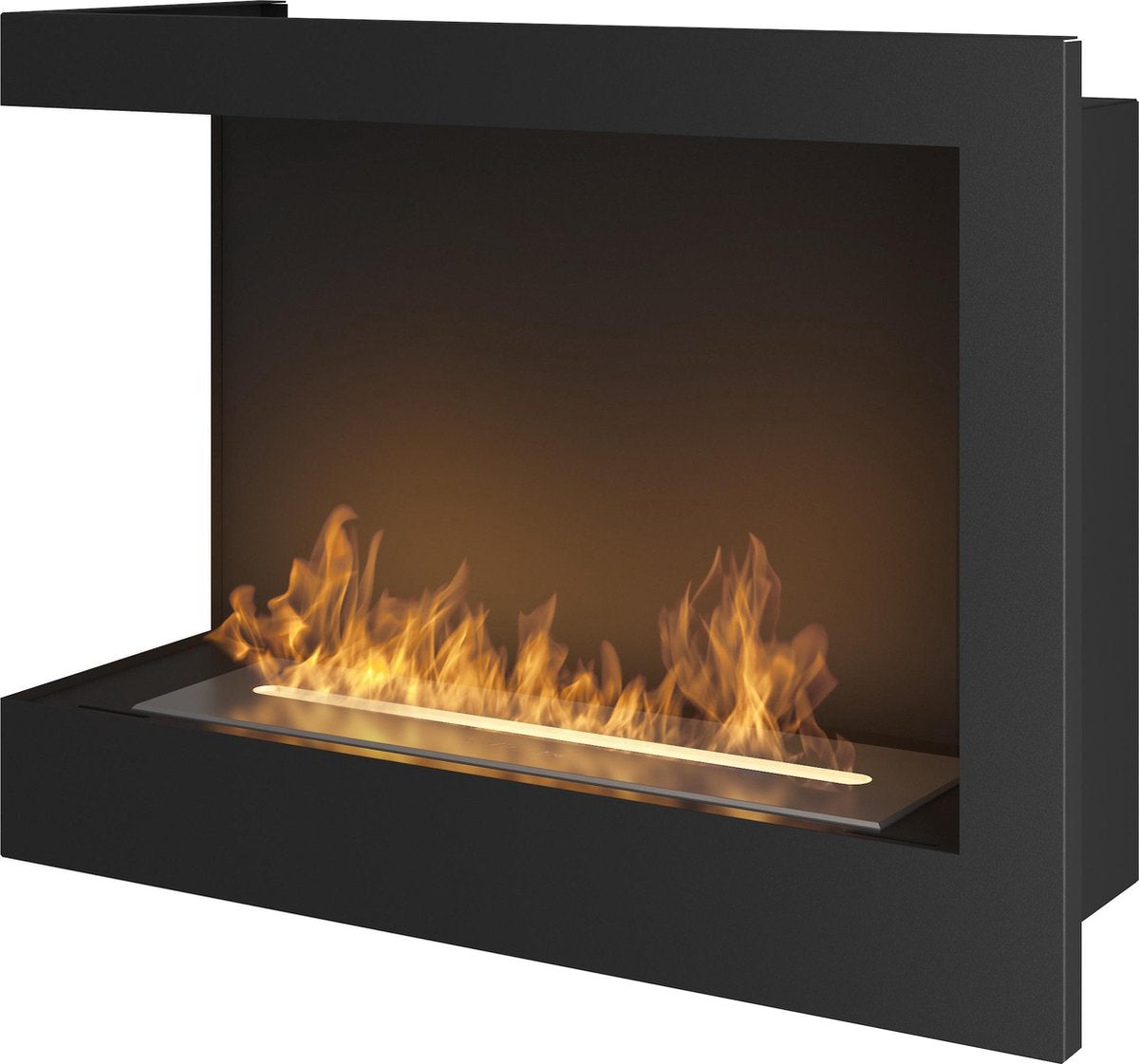 Infire - bio-ethanol  haard  Hoek links - inbouw sfeerhaard  - 60x45cm