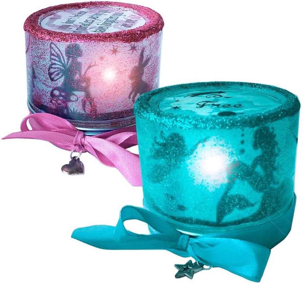 Dam Knutselset Nachtlichtjes Junior 28 Cm Blauw 14-delig