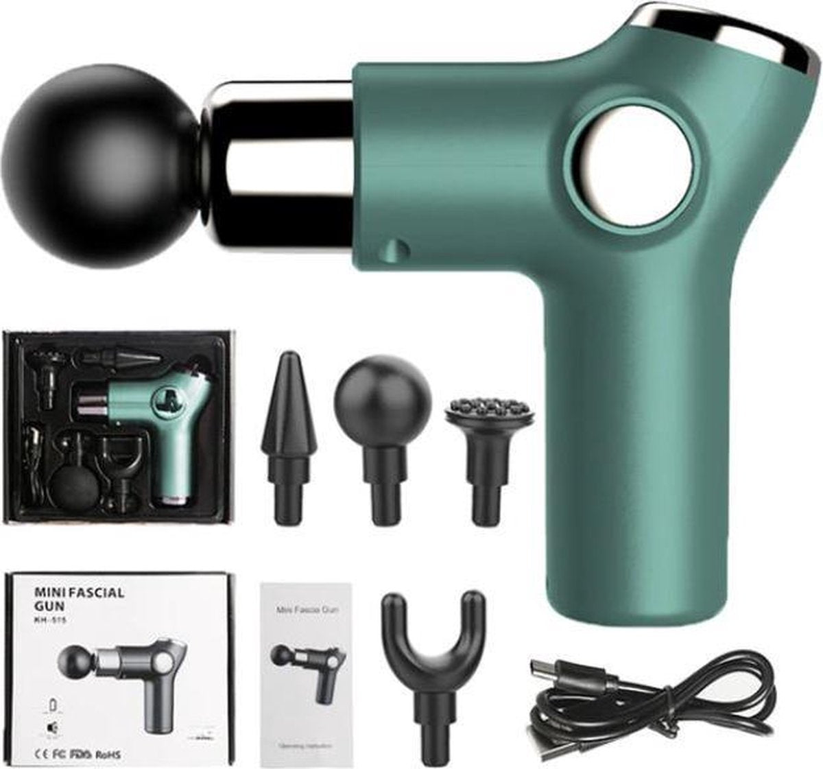 Massage Gun - Sport en Relax Massage - Mini Massage Gun - moederdag kado - 32 Snelheden - Ontspanning Lcd Display