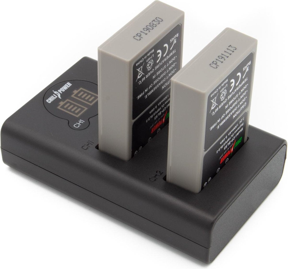 ChiliPower BLS-5 Olympus USB Duo Kit - Camera accu set