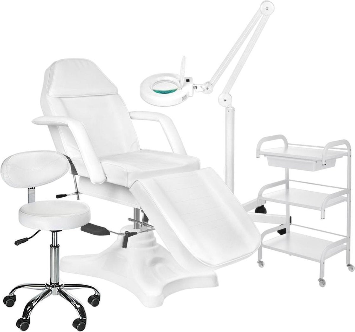 Behandelstoel starter set wit INCL. behandelstoelhoes  (6)