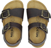 Nelson Kids jongens sandaal - Bruin - Maat 27