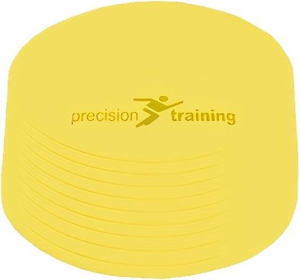 Precision Veldmarkering Rond 21 Cm Rubber Geel 10 Stuks