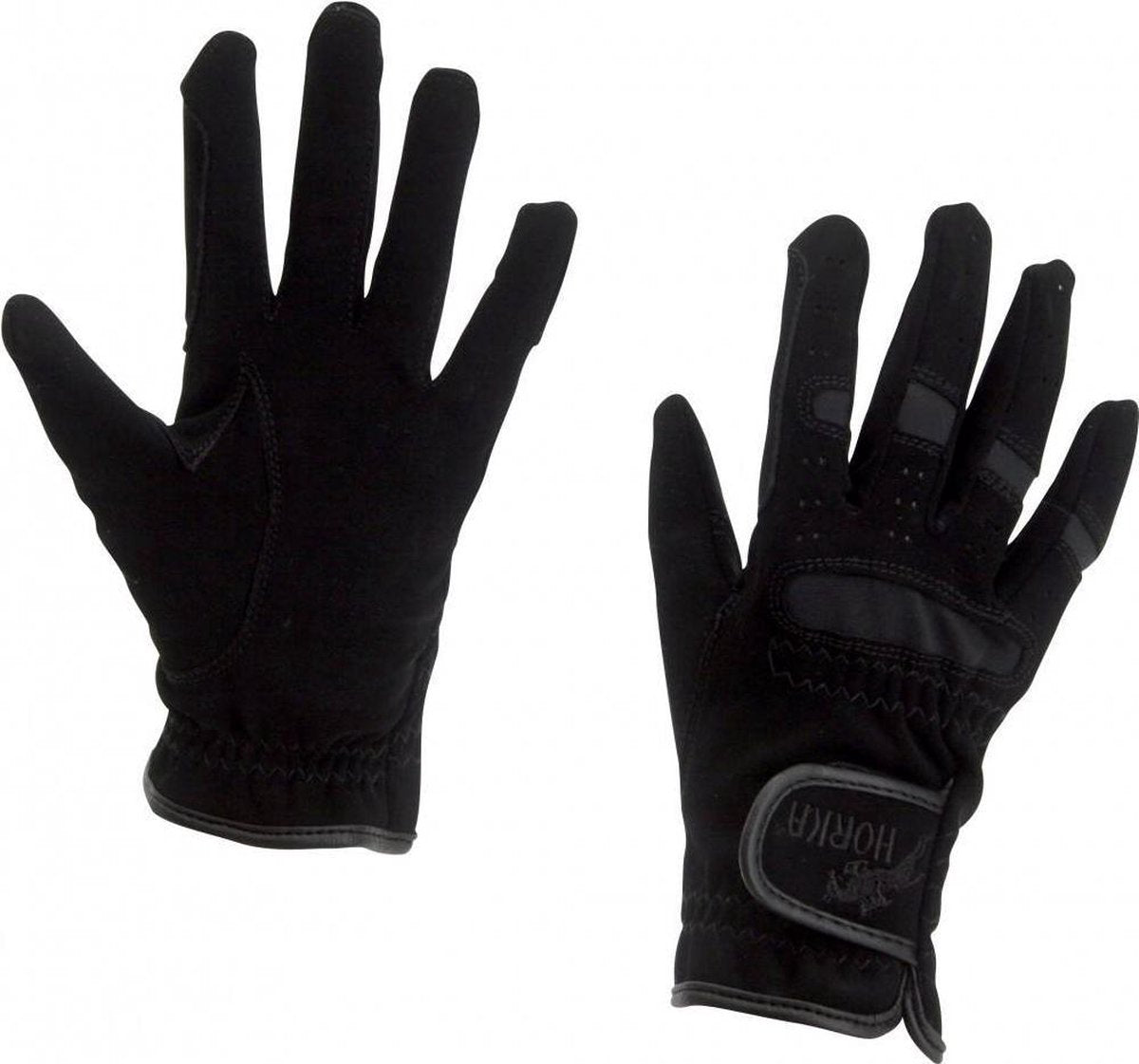Paardrijhandschoenen Zwart maat XXS