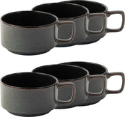 Soepkom 350ml Blauw - set 6 stuks