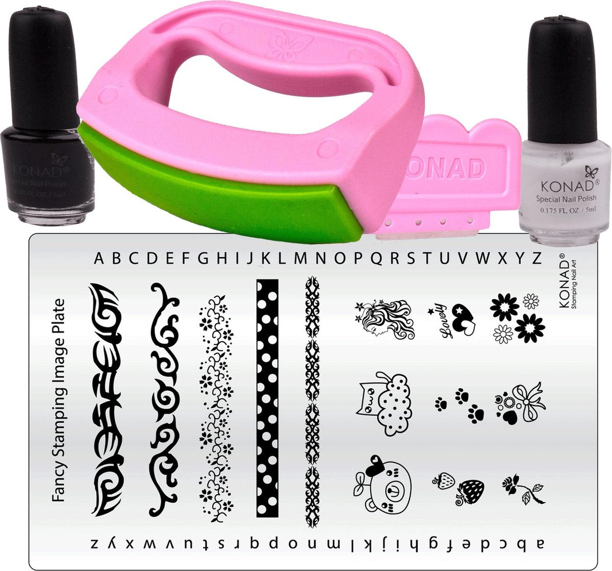 KONAD nagel stamping set FANCY nr 1 