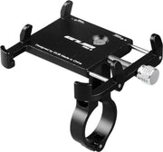 GadgetBay Universele Aluminium telefoonhouder Pro 2 voor op de fiets - Zwart
