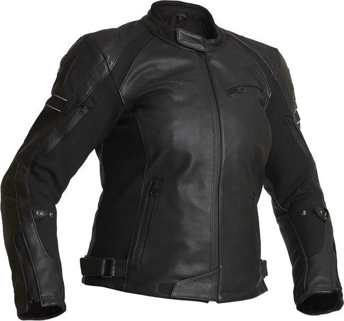 Halvarssons leren motorjack Risberg Lady zwart 46