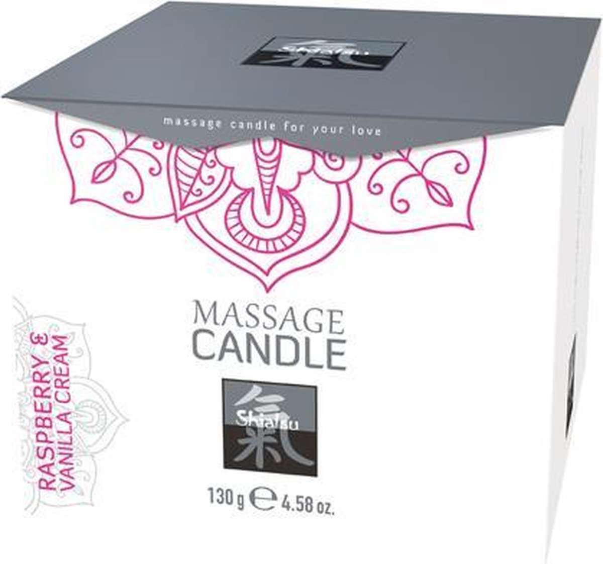 Luxe Massagekaars - Massage kaars - Massage candle - Framboos & Vanille - 260g