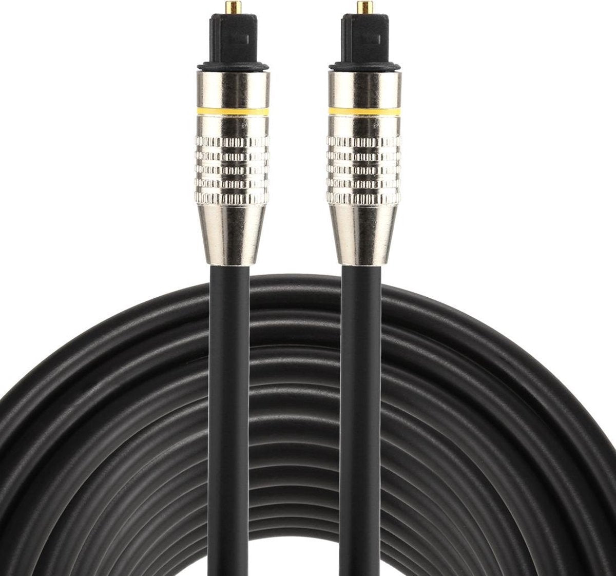 ETK Digital Optical kabel 10 meter / toslink audio male to male / Optische kabel PVC series - zwart