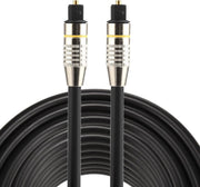 ETK Digital Optical kabel 10 meter / toslink audio male to male / Optische kabel PVC series - zwart
