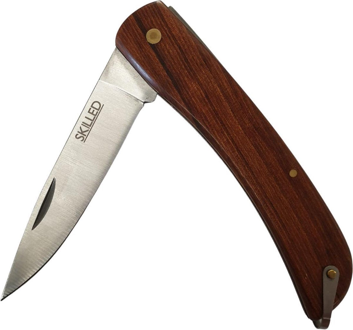 Homeij Skilled Zakmes - RVS / Rozenhout - 21 cm