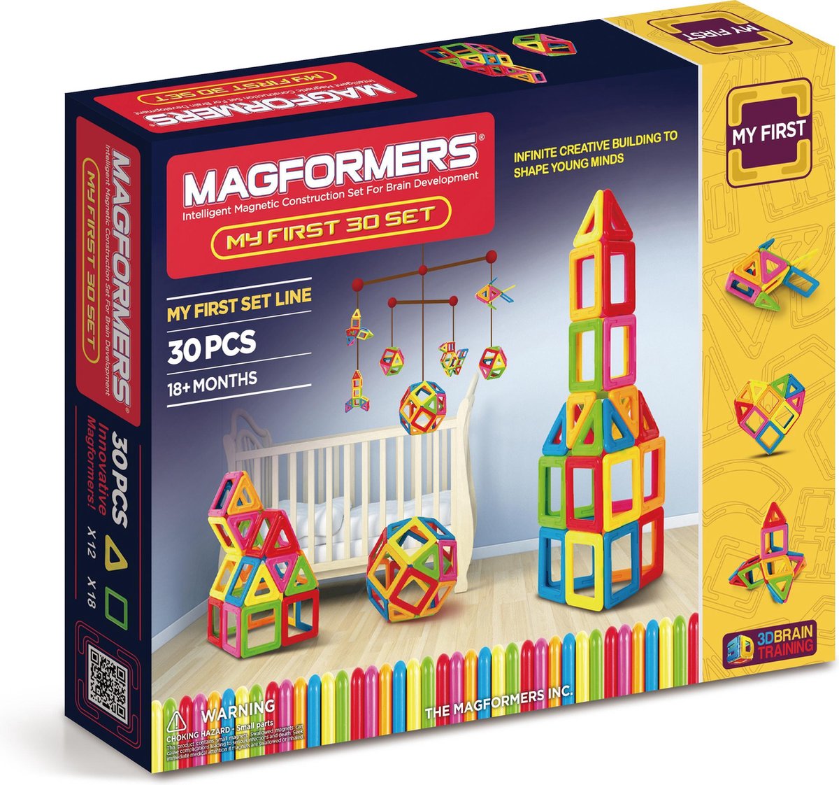 Magformers My first Set Line - 30 Onderdelen - Magnetische Bouwset