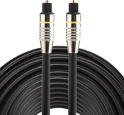 ETK Digital Optical kabel 25 meter / toslink audio male to male / Optische kabel PVC series - zwart