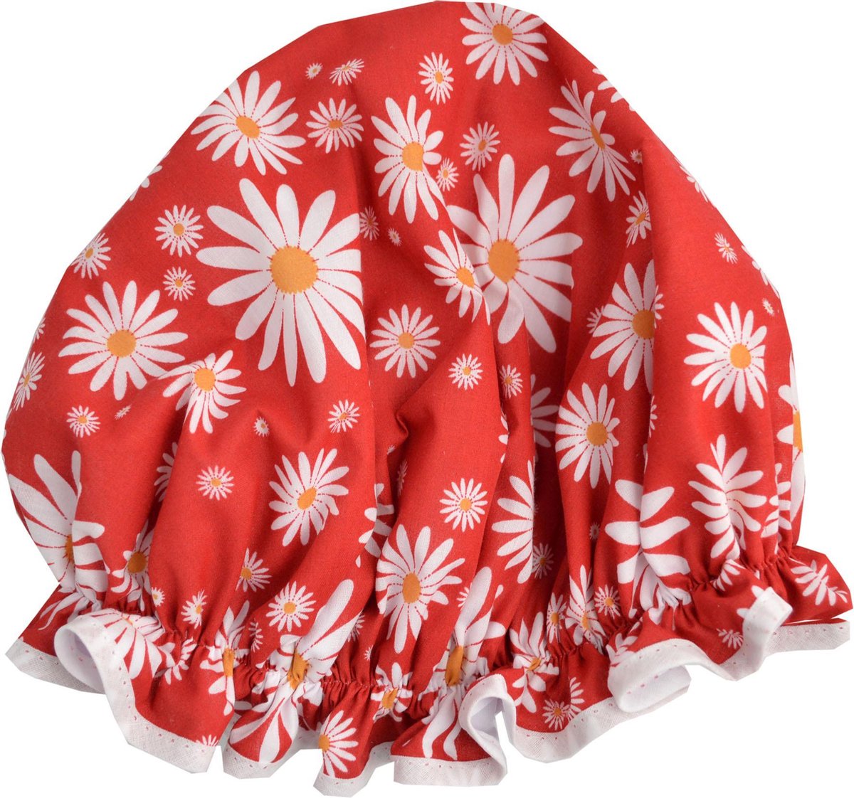 Vagabond Traditionele Engelse Douchemuts - Red Daisy