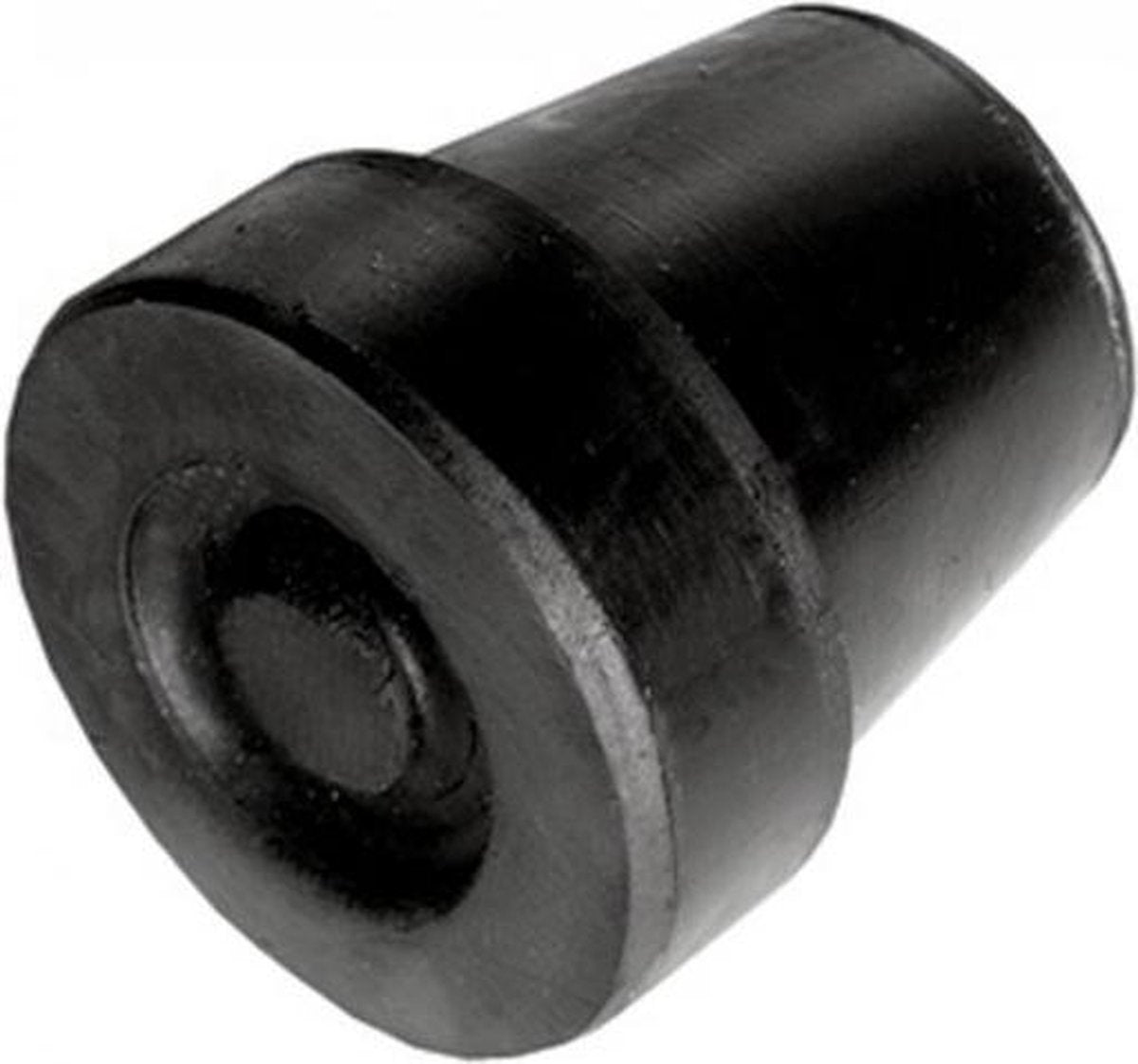 Stokdop - 16mm dop zwart base diameter 40mm (2st)