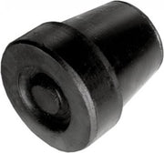 Stokdop - 16mm dop zwart base diameter 40mm (2st)