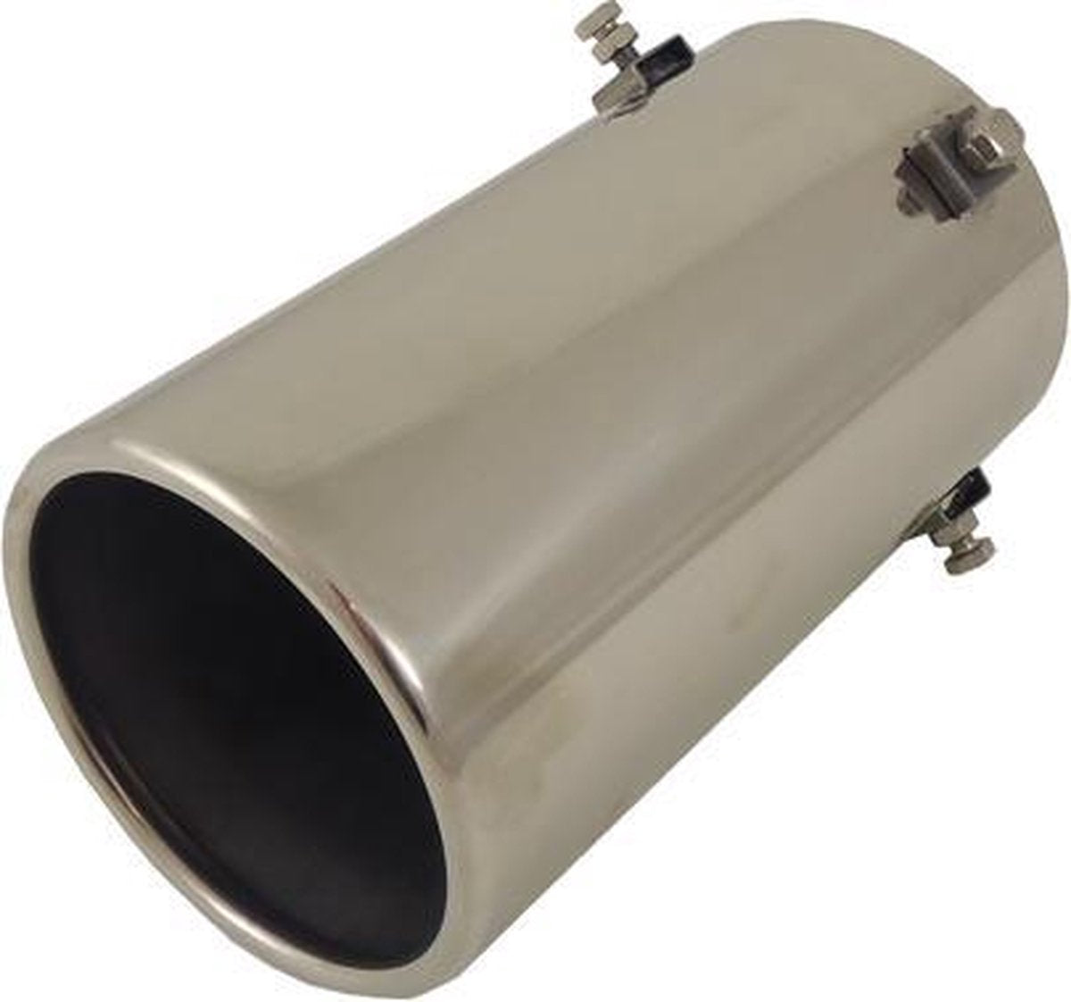 Uitlaatsierstuk RVS Rond 100mm - Passend 76-90mm