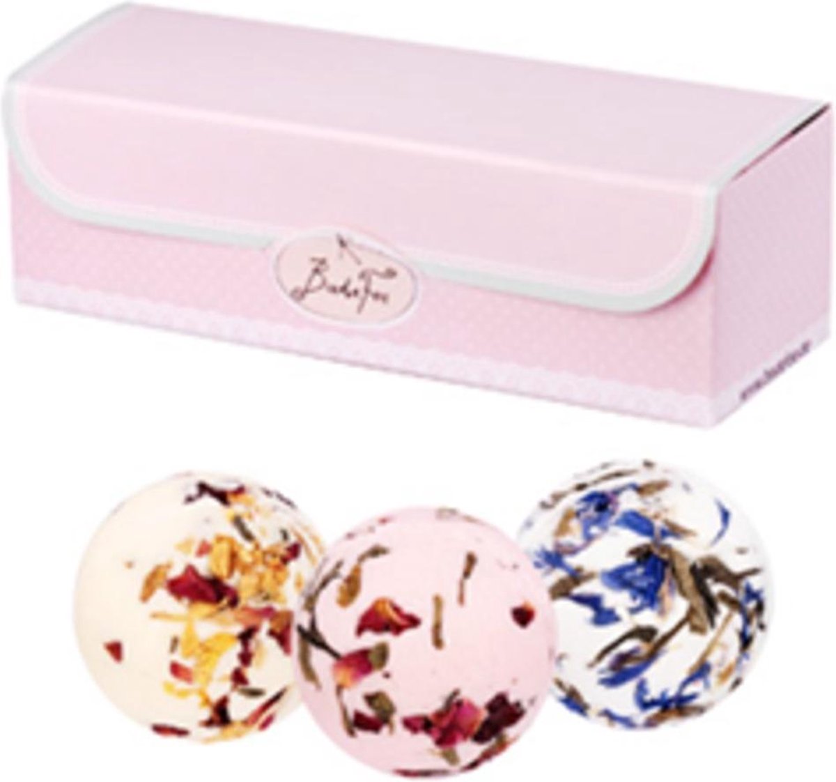 Badefee Badtruffel  met een wellnessfactor Mix Sencha - cadeaudoss drie soorten- veganistisch